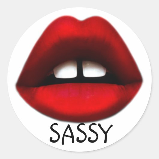 Sassy Gapped Dothed Girls Stickers (Devant)