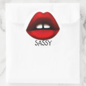 Sassy Gapped Dothed Girls Stickers (Sac)
