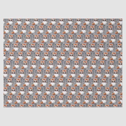 Sassy Ghost Halloween Tissuepapier (Voorkant)