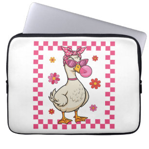 Sassy Goose met Bubblegum Laptop Sleeve