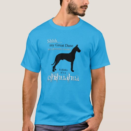 Sassy Great Dane Owner Breeder T Shirt (Voorkant)