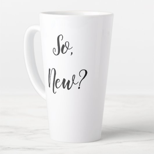 Sassy Greeting Latte Mok (Linkerhoek)