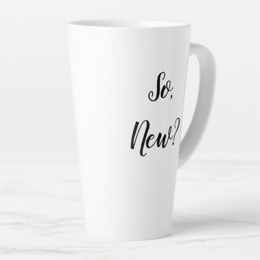 Sassy Greeting Latte Mok (Rechterhoek)