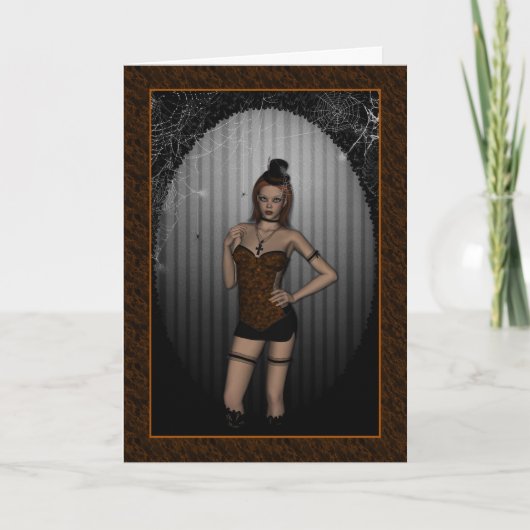 Sassy Halloween Kaart (Voorkant)