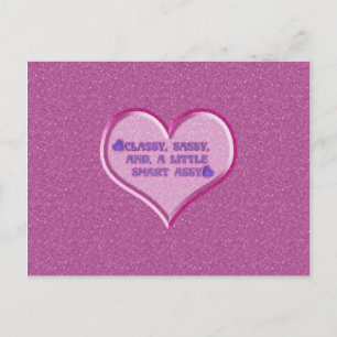 Sassy Heart Briefkaart