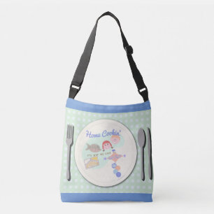 Sassy Home Koking Retro Art Fun Slogan Crossbody Tas