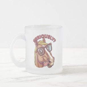 🐴 Sassy Horse Mug - "Sérieusement !"