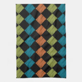 Sassy Ikat Diamond Square Design Theedoek (Verticaal)
