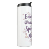 Sassy Introvert Humor with Cute Clouds Thermosbeker (Gedraaid links)