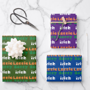 Sassy Irish Lassie Inpakpapier Vel
