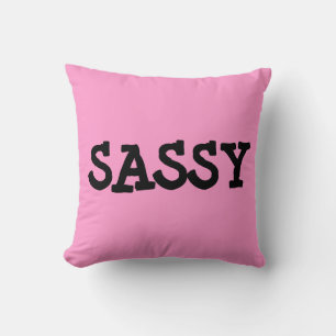 SASSY, Katoen gooien kussen, Roze Kussen