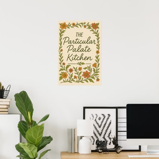Sassy Kitchen Particular Palate Picky Cook Poster (Thuiskantoor)