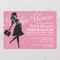 Sassy Lady Baby Shower Uitnodiging