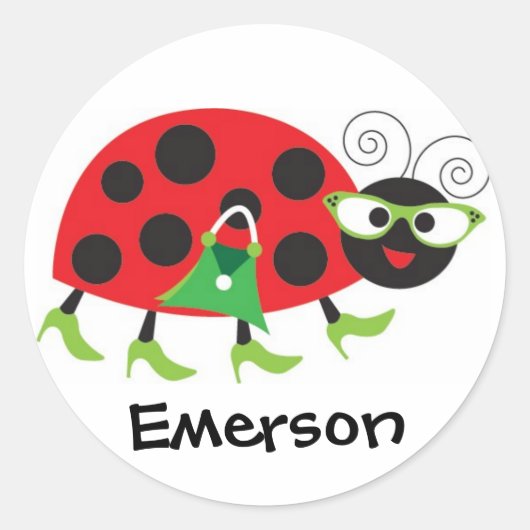 Sassy Ladybug Stickers (Devant)