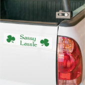 Sassy Lassie Bumpersticker (Op Truck)