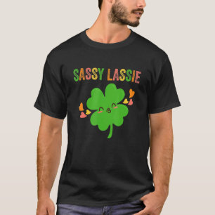 Sassy Lassie Irish Lass Full of Sass St Patrick T-shirt