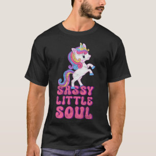 Sassy Little Soul Leuke Sarcastische Eenhoorn Kind T-shirt