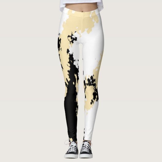 Sassy Meisje Camo Leggings - Banaan Mania (Voorkant)