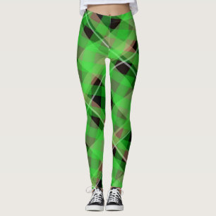 Sassy Meisje Schattige Iers St. Patrick's Day Plai Leggings