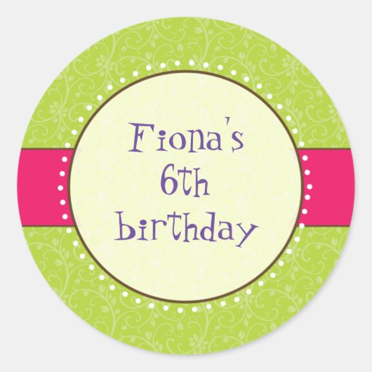 Sassy Meisje Sticker (Voorkant)