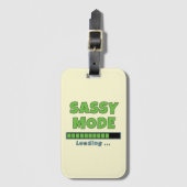 Sassy Modus Laden … Bagagelabel (Voorkant (verticaal))