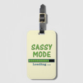 Sassy Modus Laden … Bagagelabel (Voorkant (verticaal))