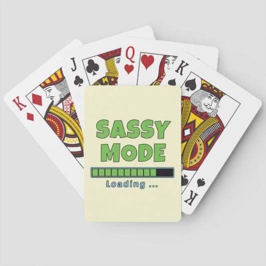 Sassy Modus Laden … Pokerkaarten (Achterkant)