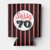 Sassy op 70 Verjaardagsfeestje Koelbox Blikjeskoeler (Voorkant)