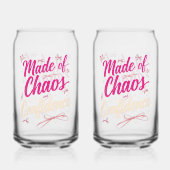 Sassy Pink Typography Chaos And Confidence (Verso)