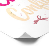 Sassy Pink Typography Chaos And Confidence Poster (Hoek)