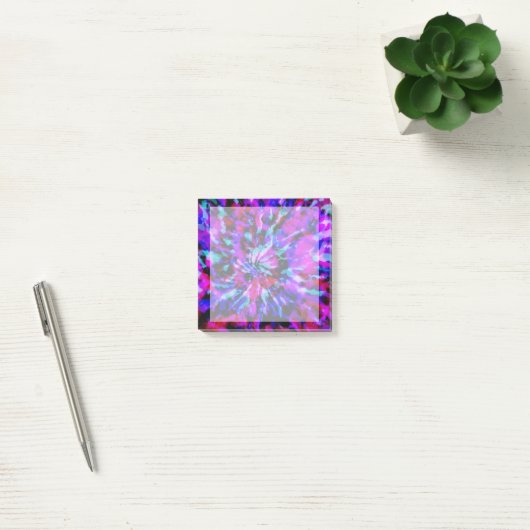 Sassy Psychedelic Paars, roze en blauwe tinkleurst Post-it® Notes (Kantoor)