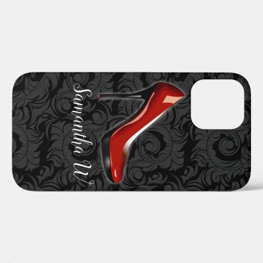 Sassy Red Shoe Dames Elegant Case-Mate iPhone Case (Achterkant (horizontaal))