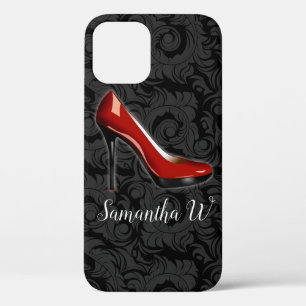 Sassy Red Shoe Dames Elegant iPhone 12 Hoesje