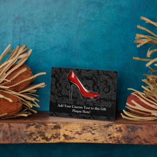 Sassy Red Shoe Fotoplaat (Zijkant)