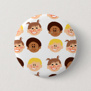 Sassy Retro Kiddos Ronde Button 5,7 Cm