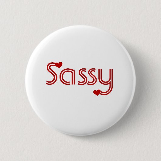 Sassy Ronde Button 5,7 Cm (Voorkant)