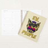 Sassy Royal Cat - "Ew. Mensen" Grappige kattenlief Planner (Display)