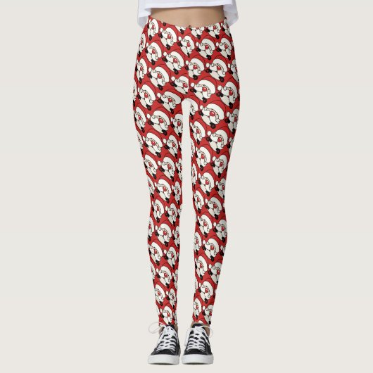 Sassy Santa Design Leggings (Voorkant)
