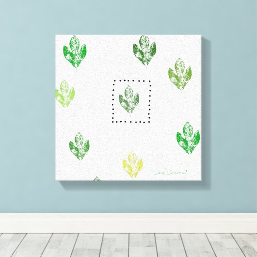 Sassy Sassafras op Canvas (Insitu (Houten vloer))