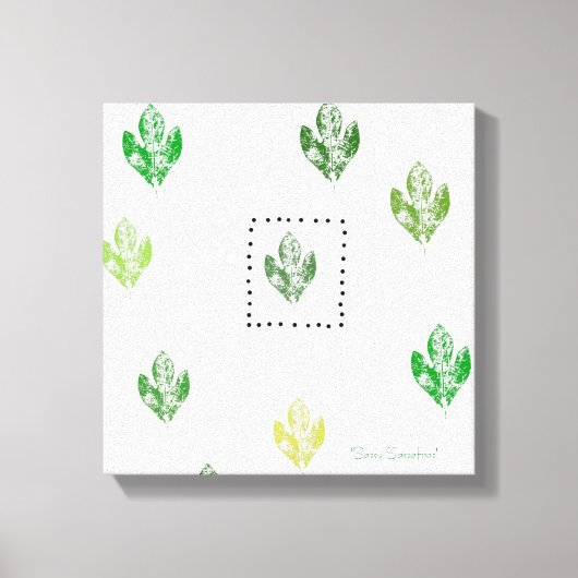 Sassy Sassafras sur toile (Recto)