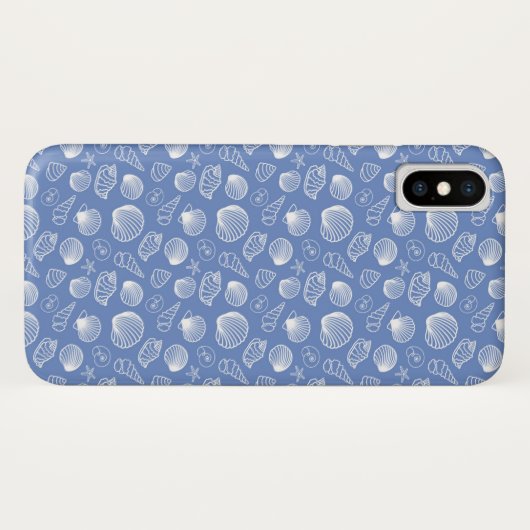 Sassy Seashell Pattern Case-Mate iPhone Case (Achterkant (horizontaal))