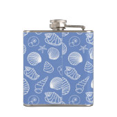 Sassy Seashell Pattern Heupfles (Achterkant)