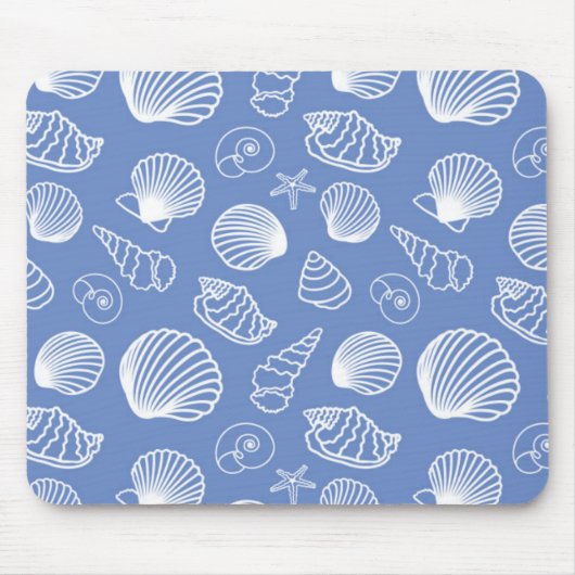 Sassy Seashell Pattern Muismat (Voorkant)