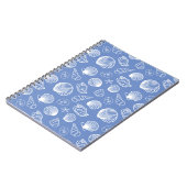 Sassy Seashell Pattern Notitieboek (Linkerzijde)