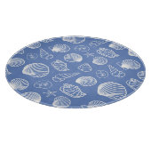 Sassy Seashell Pattern Snijplank (Hoek)