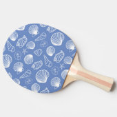 Sassy Seashell Pattern Tafeltennisbatje (Zijkant)