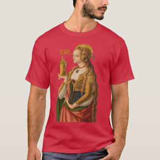Sassy side eye medieval Mary Magdalene T-shirt