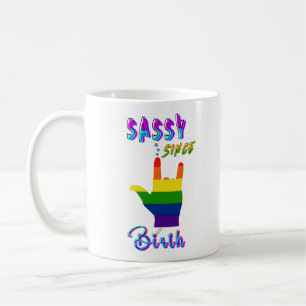 Sassy sinds geboorte koffiemok