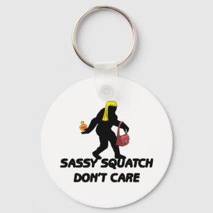 Sassy Squatch maakt niet uit Sleutelhanger