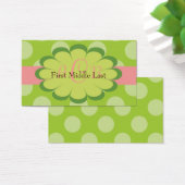 Sassy Stippen Gepersonaliseerde Gift Enclosure Kaa Visitekaartjes (Bureau)